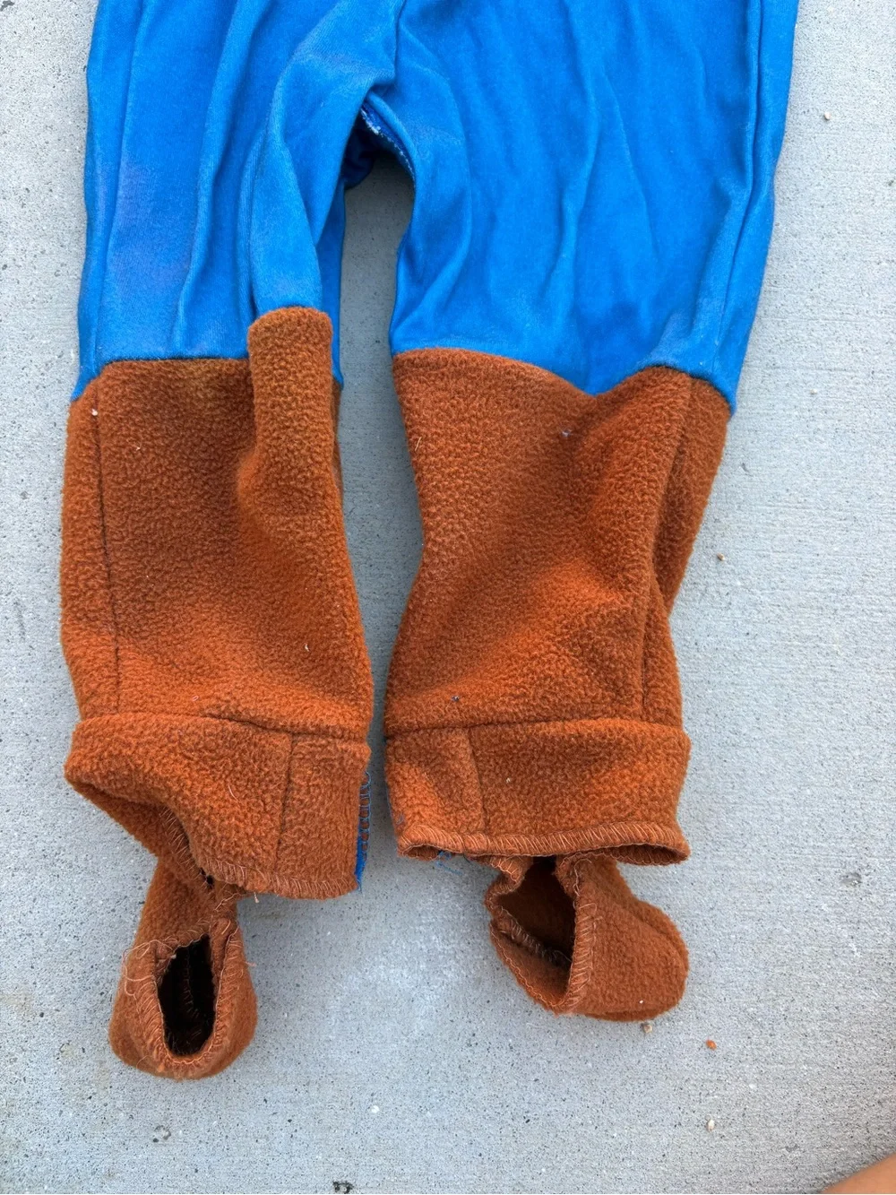 Cowboy Sheriff One-Piece Costume with Bright Blue Pants